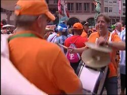 Fans gather for final Group C game News Clip