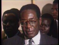 ZIMBABWE: LAURENT KABILA MEETS ROBERT MUGABE News Clip