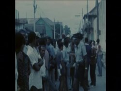 SYND 17 5 75 HANGING AND FUNERAL OF MICHAEL MALIK (MICHAEL X) IN PORT OF SPAIN News Clip