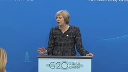 Theresa May Press Conference Soundbites - G20 Summit News Clip