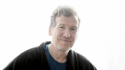 Mature French Canadian Man Waking Up Makes Facial Expressions Stock Footage