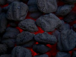 Coal fire Stock Footage