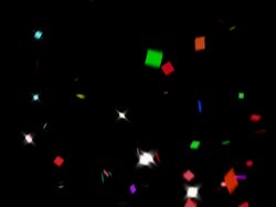 Confetti shower Stock Footage