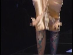 Marlene Dietrich meets Courtney Love in Galliano's sexed up Dior show News Clip