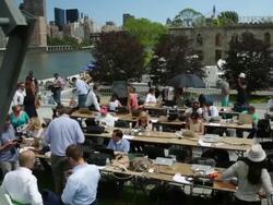 Hillary Clinton Holds Campaign Kick-Off Rally In NYC Stock Footage