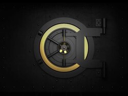 Vault Door Animation HD Stock Footage