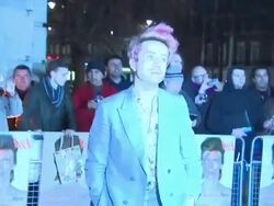 Nick Grimshaw at David Bowie Is... Exhibition VIP Private Viewing at Victoria & Albert Museum on March 20, 2013 in London, England. Stock Footage