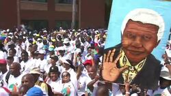 Nelson Mandela's widow led a remembrance walk in the streets of Pretoria on Saturday to celebrate the legacy and memory of the late South African President who died last year. (Dec. 13) News Clip