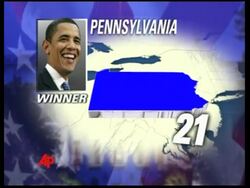 AP calls Pennsylvania for Obama News Clip