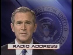 US President's Thanksgiving radio address News Clip