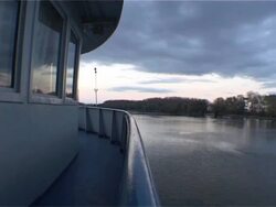 front of the boat Stock Footage