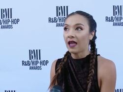 INTERVIEW - Hollis Wong-Wear on what it means to be a BMI member, on whoâ€™s inspired her music, and what she considers the most perfectly written song at the 2014 BMI R&B/Hip-Hop Awards Stock Footage
