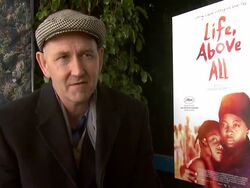 INTERVIEW: Oliver Schmitz on the film not being an AIDS movie but it shows the consequences of it at the Life Above All Interview: Cannes Film Festival 2010 at Cannes . (Footage by WireImage Video/GettyImages) Stock Footage