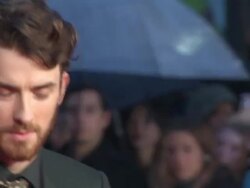 Matthew Beard at 'The Imitation Game' Gala Opening Stock Footage