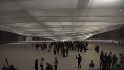 Cloud-like building features in new Rome convention centre Instructional Video