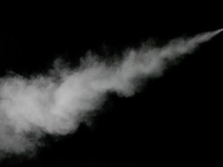 Spraying on black background Stock Footage