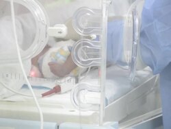 Obstetrics and Neonates Hospital Stock Footage
