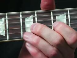 HD Electric Guitar Solo Close-up (4:2:2@100 Mb/s) Stock Footage