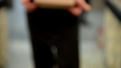 appears on the screen box of sweets vegetarian. Stock Footage