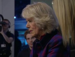Prince Charles and Camilla visit the Sky Sports News studio News Clip
