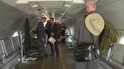 CLEAN : Redeisgned Ukraine Antonov airplane on display at Paris Airshow News Clip