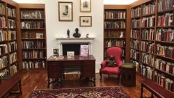 Toronto Reference Library: Arthur Conan Doyle Thematic Room Stock Footage