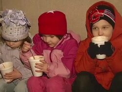 Celebration of the Birth of Jesus by Stephen Baldwin at Times Square Nativity Stock Footage