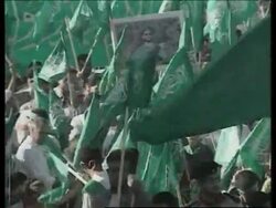WEST BANK: HAMAS SUPPORTERS DEMONSTRATE AGAINST PEACE WITH ISRAEL News Clip