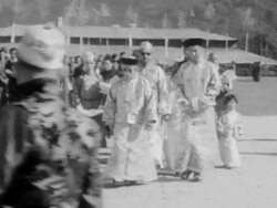 Hope Cooke marries Prince of Sikkim Palden Thondup Namgyal Stock Footage