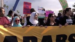Activists from across the Arab region march  to demand urgent action on climate change News Clip
