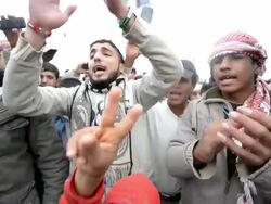 Syrian Refugees Seek Shelter in Zaatari Camp In Jordan Stock Footage