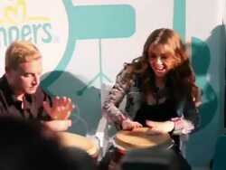 Thalia at Pampers' 'Mi Musica, Mi Herencia' event Stock Footage