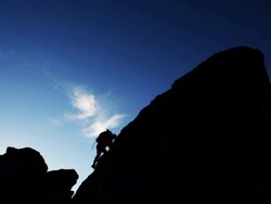 Summit Silhouette Stock Footage