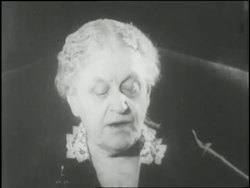 Women's Rights activist Carrie Chapman Catt talks about women's rights. News Clip