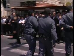 Ultra Orthodox Jews clash with police in demo over arrest of woman News Clip