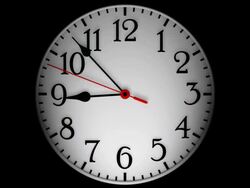 Abstract Clock Stock Footage