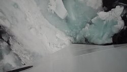 Svalbard icebergs 4 Stock Footage