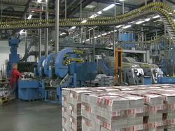 WS Shot of newspaper print office / Trier, Rhineland-Palatinate, Germany Stock Footage