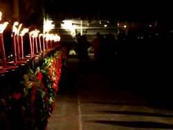 Memory ceremony Stock Footage