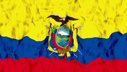 Ecuador Flag Stock Footage