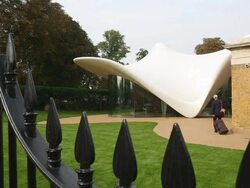 Opening Of The New Serpentine Sackler Gallery Designed By Zaha Hadid Stock Footage