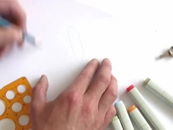 Scribbling with pencil "HD" Stock Footage