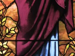 Stained Glass Jesus in HD Stock Footage