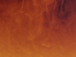 Blue ink squirting and dispersing in a turbulent pattern of swirls. Shown with inverted colors to accentuate patterns Stock Footage