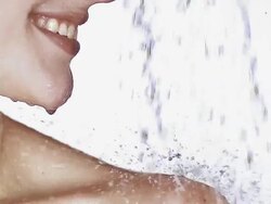 Massagestrahl_mit_Profil Stock Footage