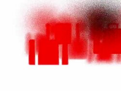 BAGGAGE : red, one black (TRANSITION) Stock Footage