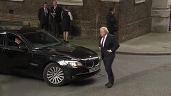 Boris Johnson Arrives At Downing Street News Clip