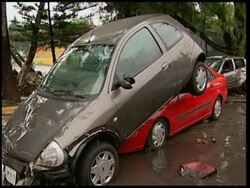 Heavy rains cause flash flooding News Clip