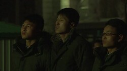 CLEAN : NKoreans watch FIFA U-20 Women's World Cup 2016 News Clip