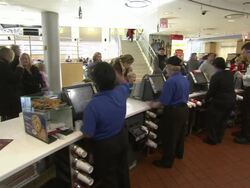 Customers Eating at a McDonald's Restaurant News Clip